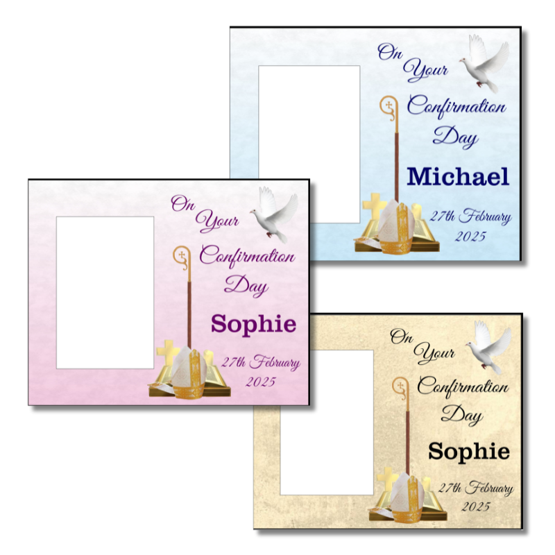 Personalised Confirmation Frame, Personalised Gift