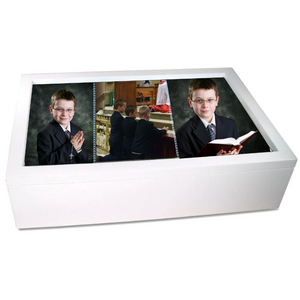 Communion Photo Keepsake Box, Personalised Gift