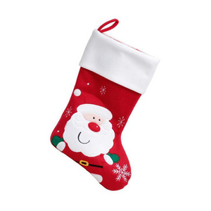 Deluxe White Topped Christmas Stockings, Personalised Gift