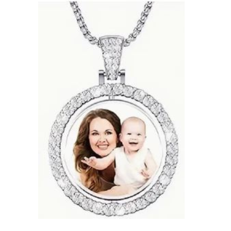 Double Sided Diamonté Chain - Personalised Gift