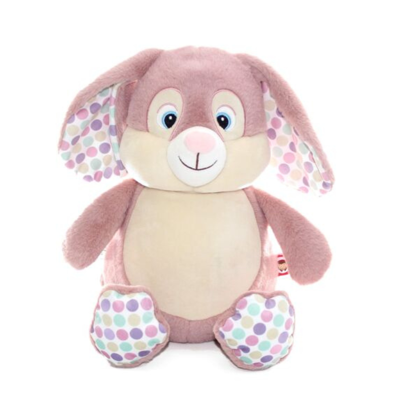 Pink Bunny - Polka Dot - Personalised Gift