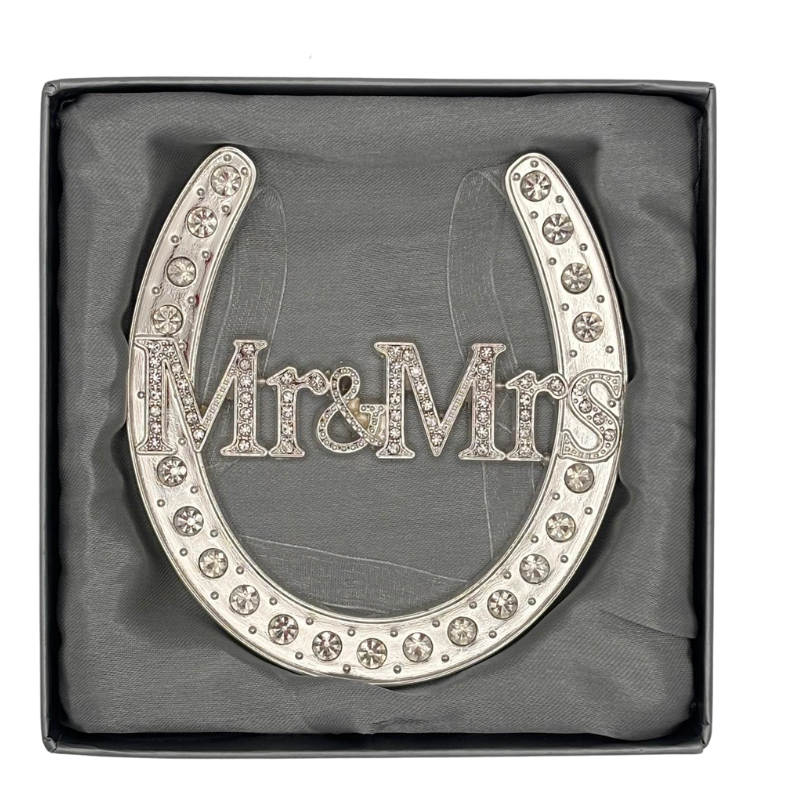 Mr & Mrs Wedding Horseshoe