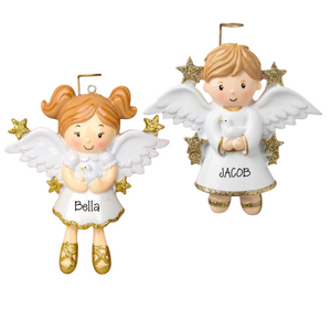 Angel Ceramic Decoration - Personalised Gift