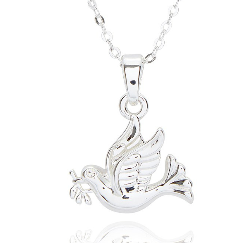 Silver Plated Confirmation Necklace