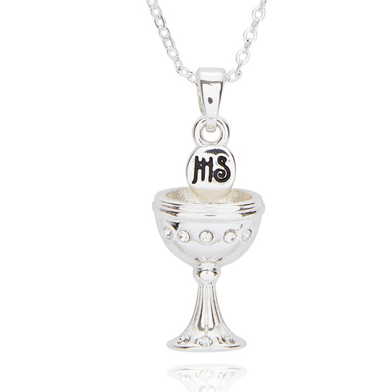 Silver Plated Communion Necklace