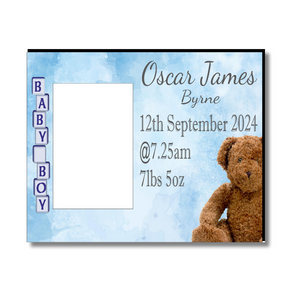 Personalised Baby Photo Frame, Personalised Gift