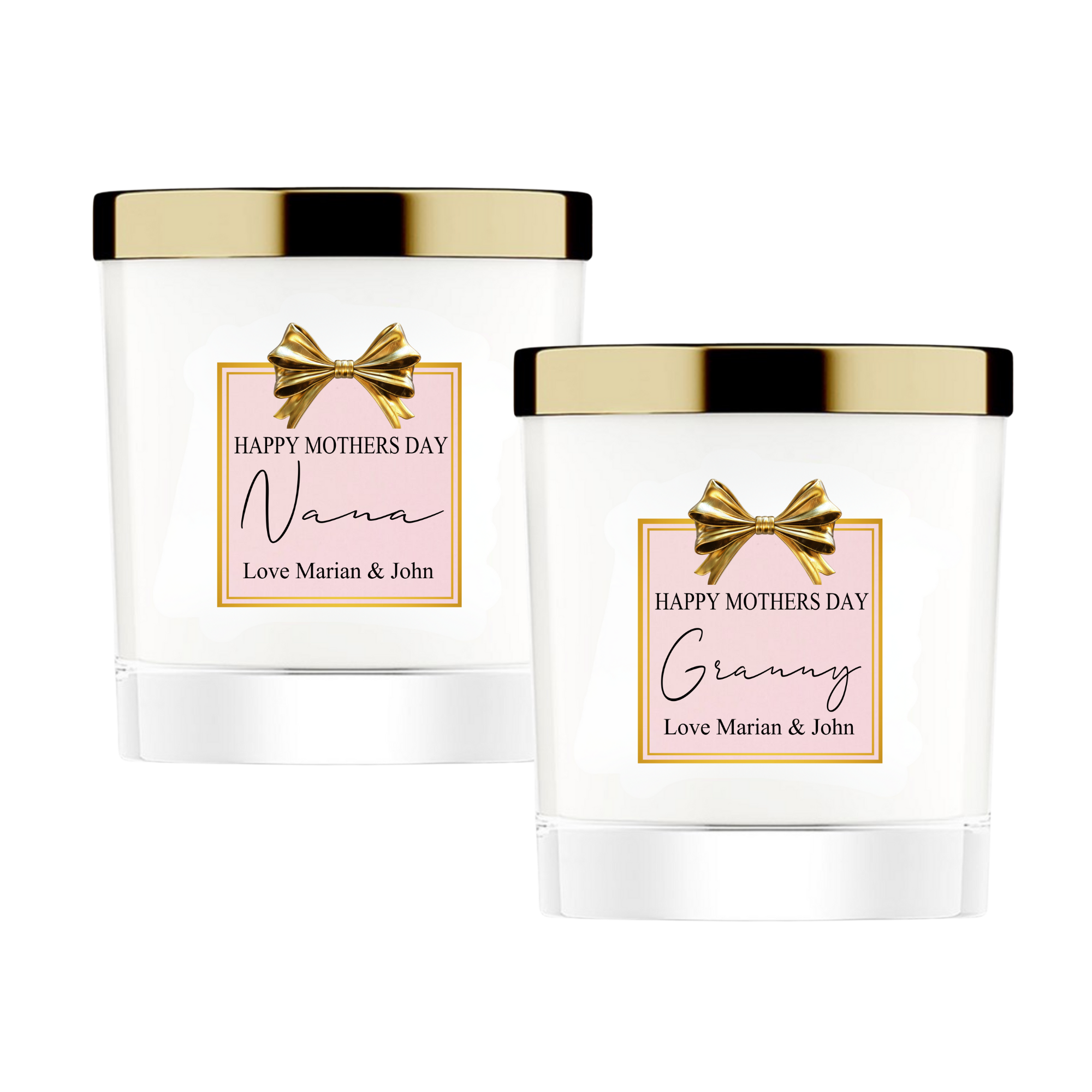 Personalised Mothers Day Candle - Personalised Gift